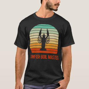 Crawfish Boil Master Mannen Cajun Festival Crawfis T-shirt
