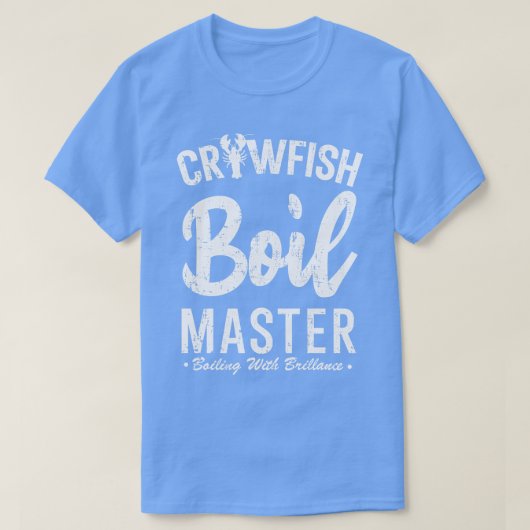 Crawfish Boil Master T-shirt (Design voorkant)