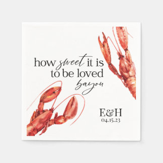 Crawfish Boil Napkin Servet