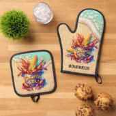 Crawfish Boil Ovenwant & Pannenlap Set (Top down)