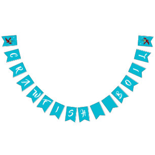 Crawfish Boil Party met Crawfish King Vlaggetjes