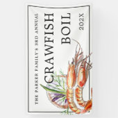 Crawfish Boil Party Spandoek (Verticaal)