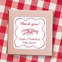 Crawfish Boil Southern Red & Blue Baby shower