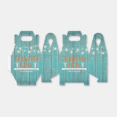 Crawfish Boil Special Event Blue Engagement Party Bedankdoosjes (Uitgevouwen)