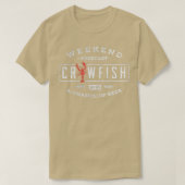 Crawfish BoilWeekend Forecast Cajun and Beer Party T-shirt (Design voorkant)