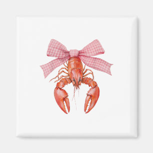 Crawfish Coquette Bow Crawfish Boil Lobster Cajun Magneet