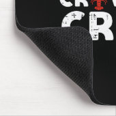 Crawfish Crew Funny Crayfish Cajun Matching Men Wo Muismat (Hoek)