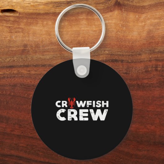 Crawfish Crew Funny Crayfish Cajun Matching Men Wo Sleutelhanger (Voorkant)