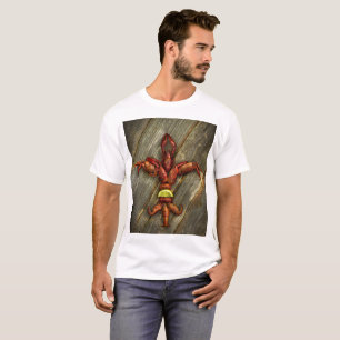 Crawfish Fleur-De-Lis T-Shirt