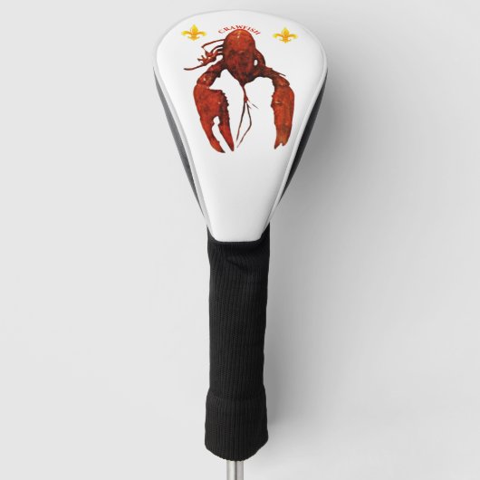 Crawfish Golf Head Hoesje Golfheadcover (Voorkant)