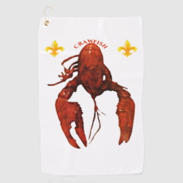 Crawfish Golf Towel Golfhanddoek