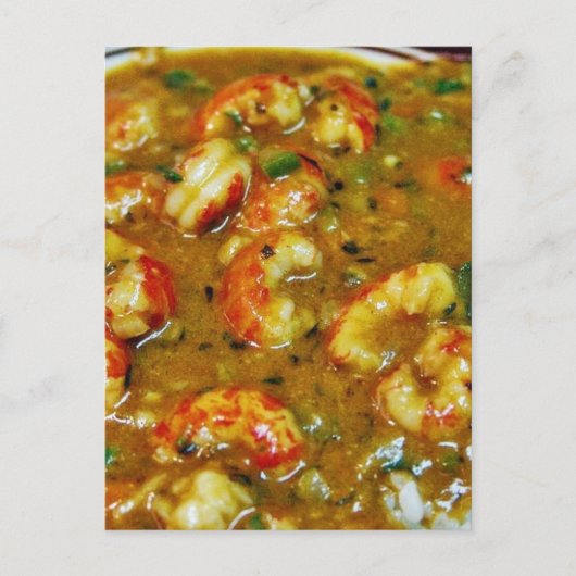 Crawfish Gumbo Briefkaart (Voorkant)
