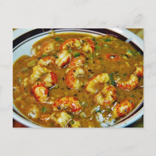 Crawfish Gumbo Briefkaart (Voorkant)