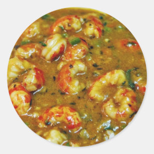 Crawfish Gumbo Ronde Sticker