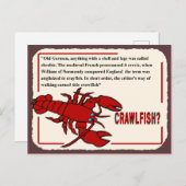 Crawfish History Briefkaart (Voorkant / Achterkant)