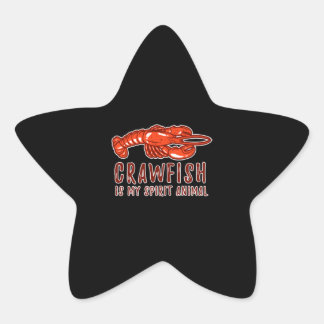Crawfish is mijn dierlijk Cajun Crayfish Lover Ster Sticker
