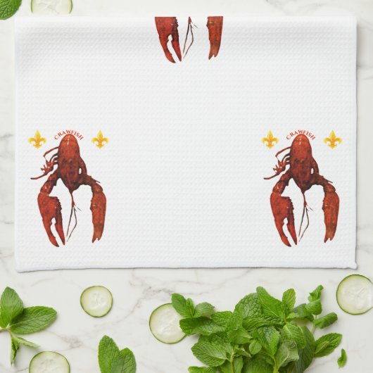 Crawfish Kitchen Towel Theedoek (Gevouwen)