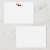 Crawfish Notitiekaartje (Voorkant / Achterkant)