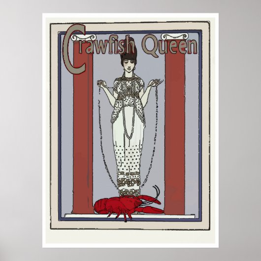 Crawfish Queen, voeg tekst toe Poster (Voorkant)