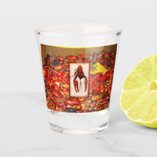Crawfish Shot Glass Glas