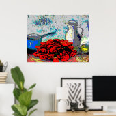 Crawfish still Life, Fauvism Poster (Thuiskantoor)