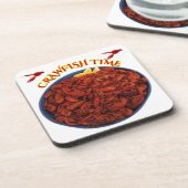 Crawfish Time Bier Onderzetter (Linkerzijde)