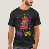 Crawfish Video Game Controller Mardi Gras  Gaming  T-shirt (Voorkant)