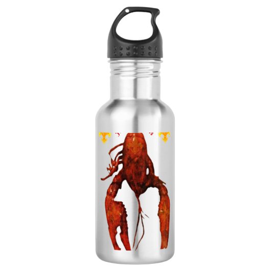 Crawfish Water Bottle Waterfles (Voorkant)