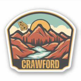 Crawford, Georgia Sticker