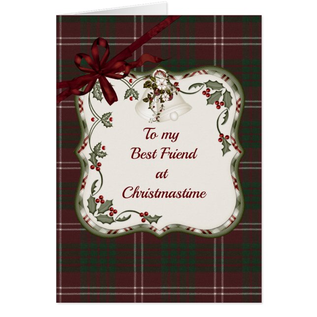 Crawford Modern Tartan Christmas Friend (Devant)