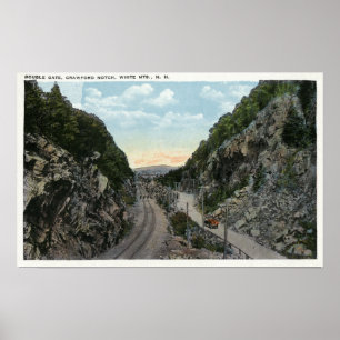 Crawford Notch Uitzicht van de Double Gate Poster
