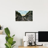 Crawford Notch Uitzicht van de Double Gate Poster (Thuiskantoor)