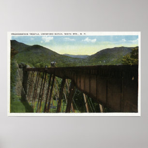 Crawford Notch Uitzicht van Frankenstein Trestle Poster