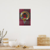Crawford Tartan & Badge Poster (Keuken)