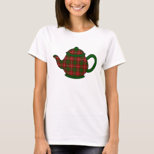 Crawford Tartan Pset Teapot T-shirt