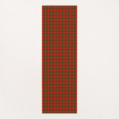 Crawford tartan red green plaid yogamat (Voorkant)