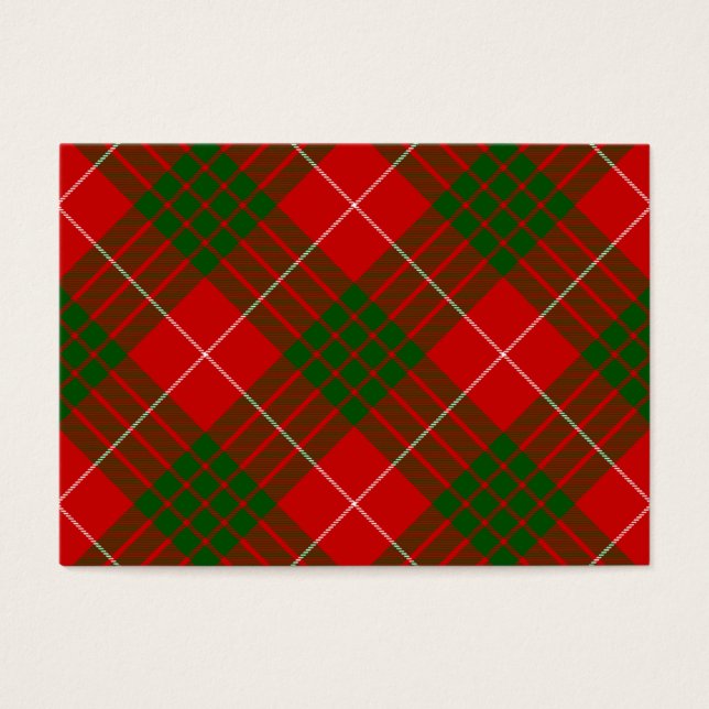 Crawford tartan rouge vert plaid (Devant)
