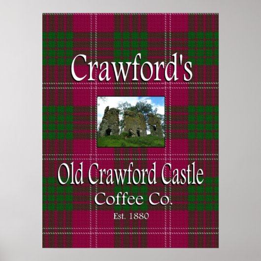 Crawford's Old Crawford Castle Coffee Co. Poster (Voorkant)