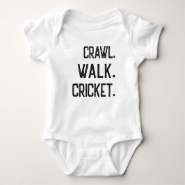Crawl Walk Cricket, Schattigee cricketliefhebber Romper