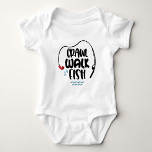 Crawl Walk Fish Romper