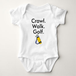 Crawl Walk Golf Golfing Golfing Baby Bodysuit