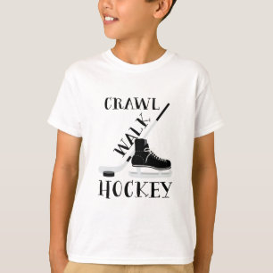 Crawl Walk Hockey T-shirt