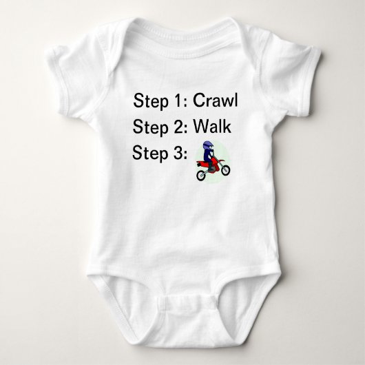 Crawl Walk Motocross  Romper (Voorkant)