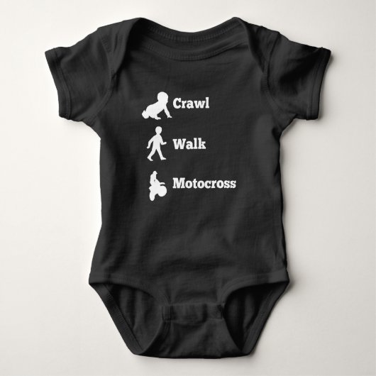 Crawl Walk Motocross Romper (Voorkant)