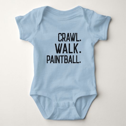 Crawl Walk Paintball, Schattige Paintball Romper (Voorkant)