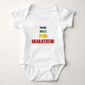 Crawl Walk Run Marathon Romper (Voorkant)