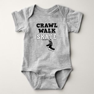Crawl Walk Schaats Hockey Schaatsen Baby Romper
