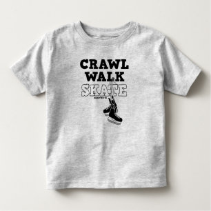Crawl Walk Schaats Hockey Schaatsen Kinder Shirts