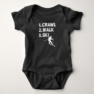 Crawl Walk Ski baby boy shirt