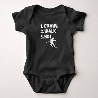 Crawl Walk Ski baby boy shirt